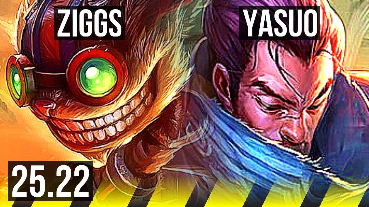 ZIGGS & Alistar vs YASUO & Nami (ADC) | EUW Master | 25.22