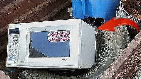 HOW TO MAKE A GENERATOR FROM A MICROWAVE!!!