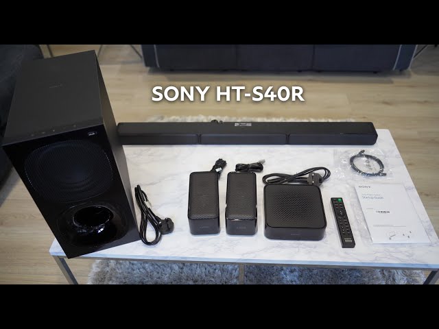 Sony launches the HT-S40R soundbar with wireless rear speakers