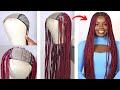 DIY CROCHET CLOSURE BRAIDED WIG USING EXPRESSION ATTACHMENT