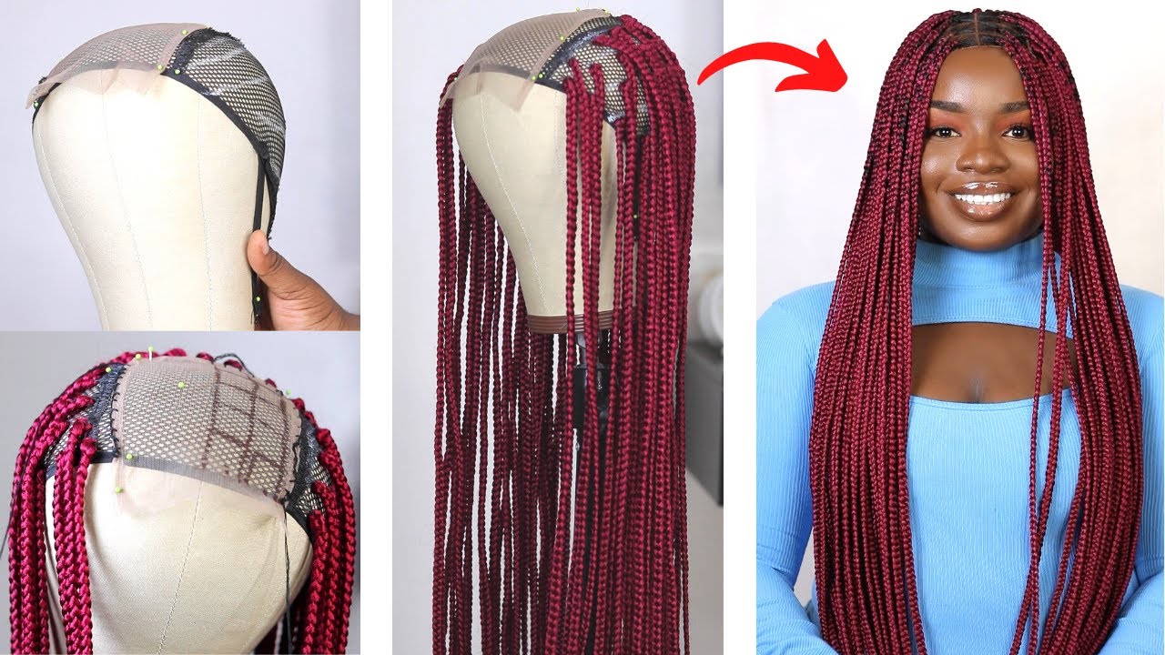 DIY CROCHET CLOSURE BRAIDED WIG USING EXPRESSION ATTACHMENT 