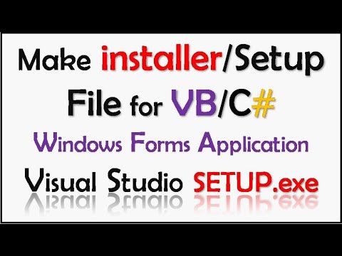 How to create an installer for visual studio application using NSIS | setup installation file