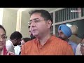 AAP Punjab President and Cabinet Minister Aman Arora Media byte LIVE from Sunam