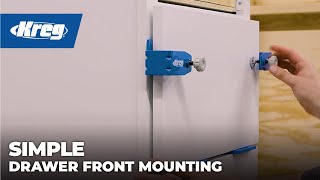 Kreg Drawer Front Mounting System