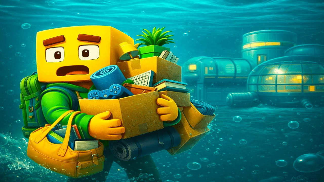 Eindelijk verhuizen naar mijn onderwater base!? 😮‍💨 | Minecraft (Survival)