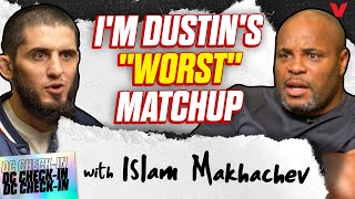 Islam Makhachev CLAIMS he'll FINISH Dustin Poirier EASILY to defend title | Daniel Cormier CheckIn