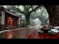 Winter Zen Garden ❄️ Relaxing Asian Flute Music for Deep Meditation & Study Focus