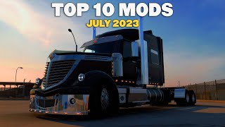 TOP 10 ATS MODS - JULY 2023 | American Truck Simulator Mods.