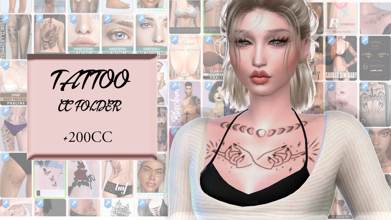 50 Sims 4 Tattoos Absolute Best Tattoo CC Packs 2023 Update  SNOOTYSIMS