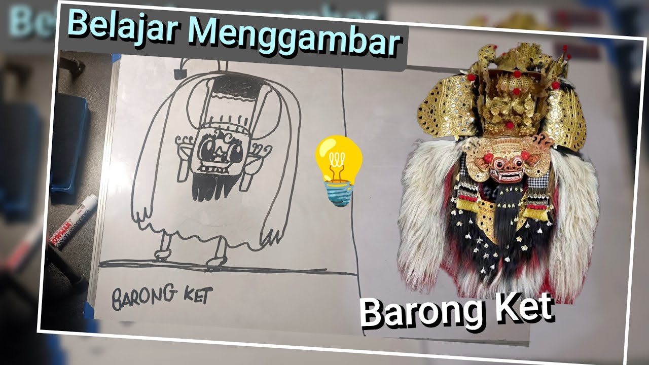 Eksperimen Menggambar Barong Ket: Hasilnya Luar Biasa!