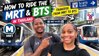 HOW TO RIDE THE MRT AND BTS IN BANGKOK THAILAND