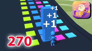 Stack Colors - Level 270 - NEW GAME - New Update Gameplay Walkthrough - All Level (iOS, Android)