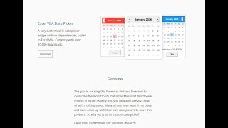 How to Use DatePicker in Microsoft Excel (Free Download)