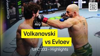 Alexander Volkanovski vs Movsar Evloev | Highlights | UFC 333 | DAZN Highlights