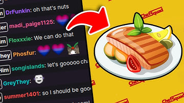 My Twitch chat SUCK at cooking