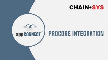 Procore Integration - Chain Sys