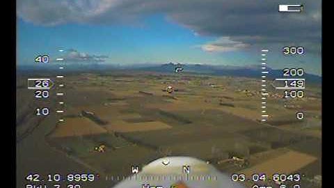 FPV - first test Eagle Tree OSD PRO