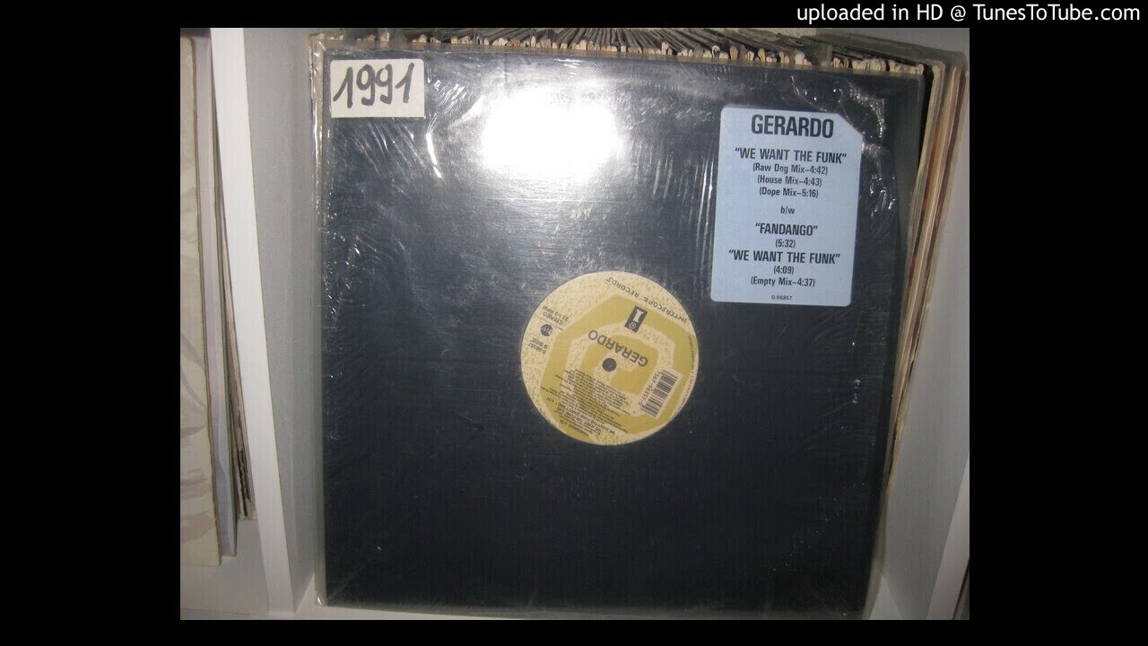 GERARDO we want the funk ( dope mix 5,16 ) 1991 - YouTube