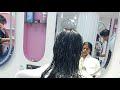 afzal barber is live! step cut mediam hair