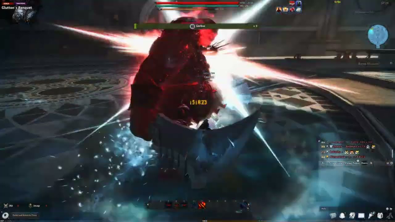 Vindictus Grimden Solo Gorbas - Grimden in training