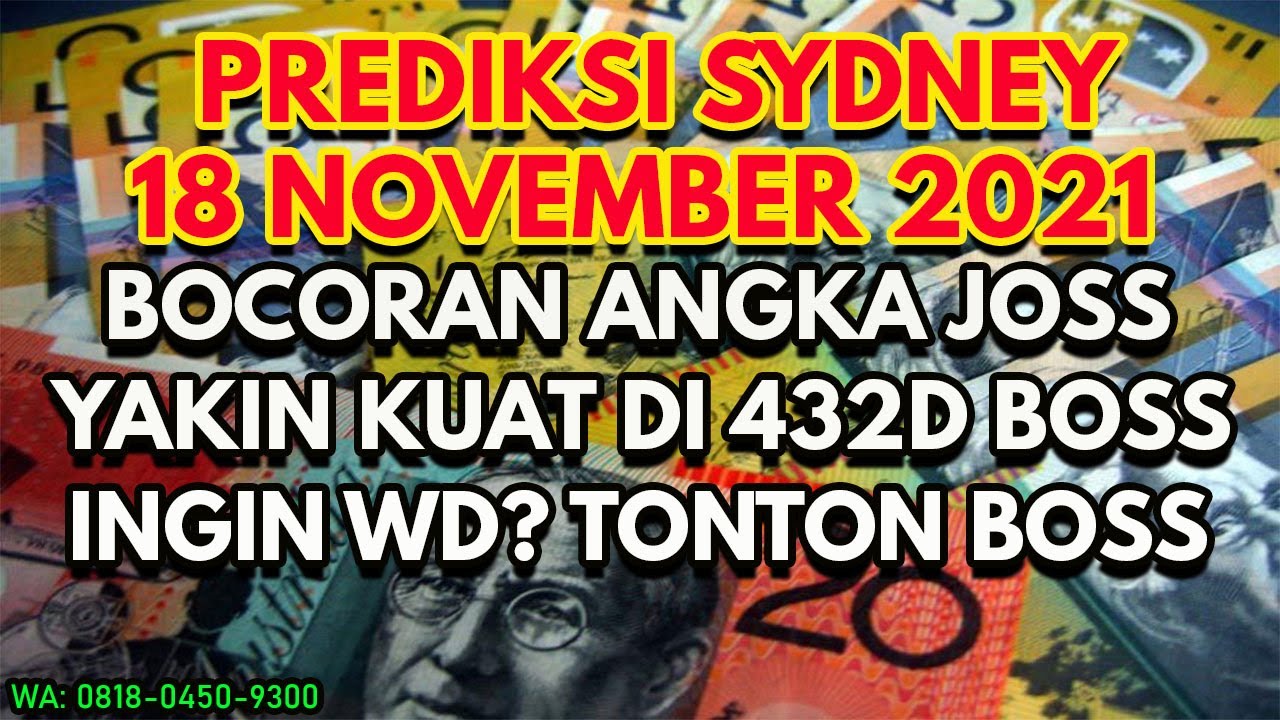 7+ Prediksi Sydney November 2021