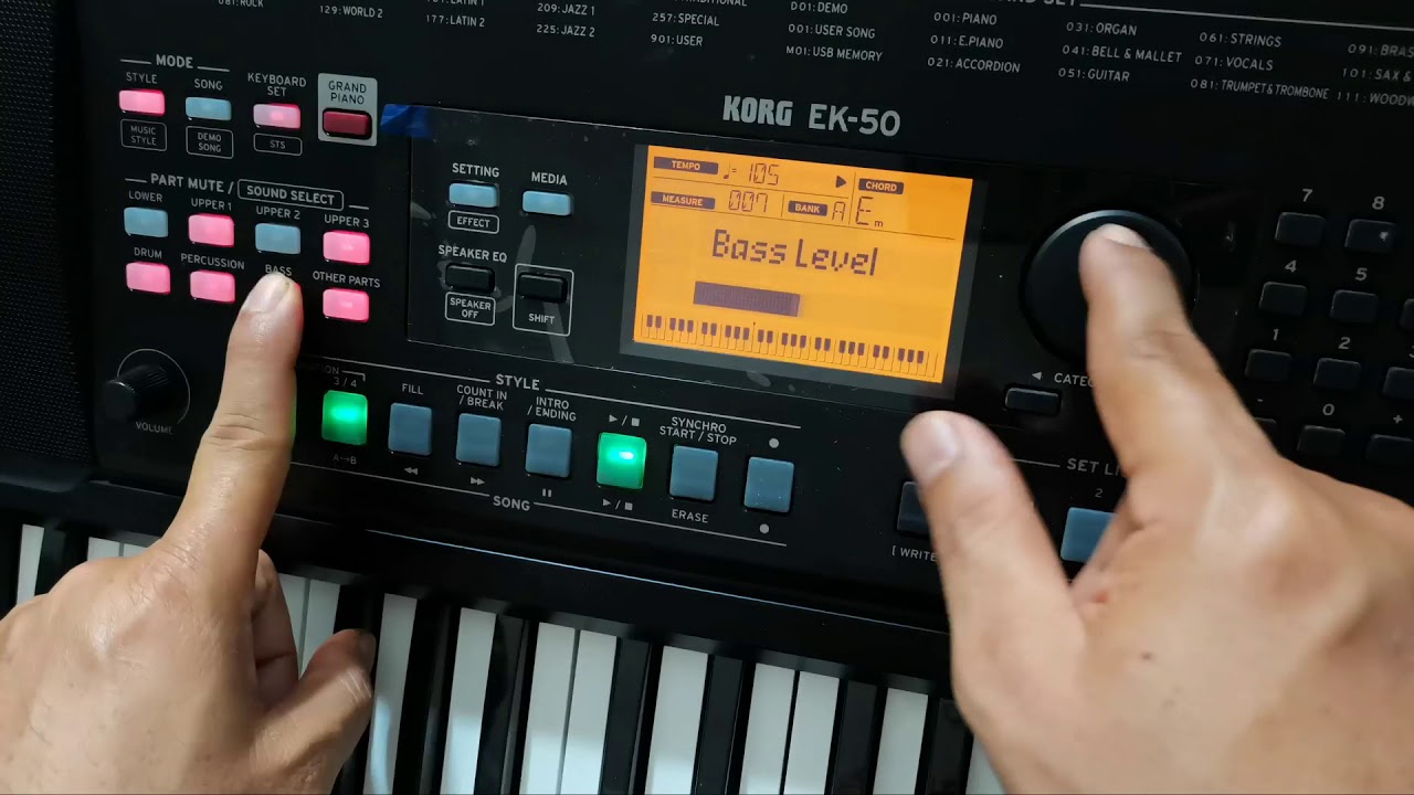 ណែនាំរបៀបប្រើkorg EK50