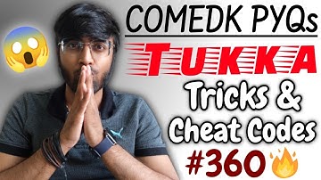 Chemistry Tukka Tricks - COMEDK 2022🔥| Tricks & Cheat Codes #360 [ COMBO OFFER In Description ]