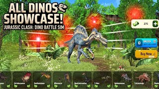 🦖 JURASSIC CLASH: DINO BATTLE SIM – ALL DINOSAURS SHOWCASE & GAMEPLAY! screenshot 2