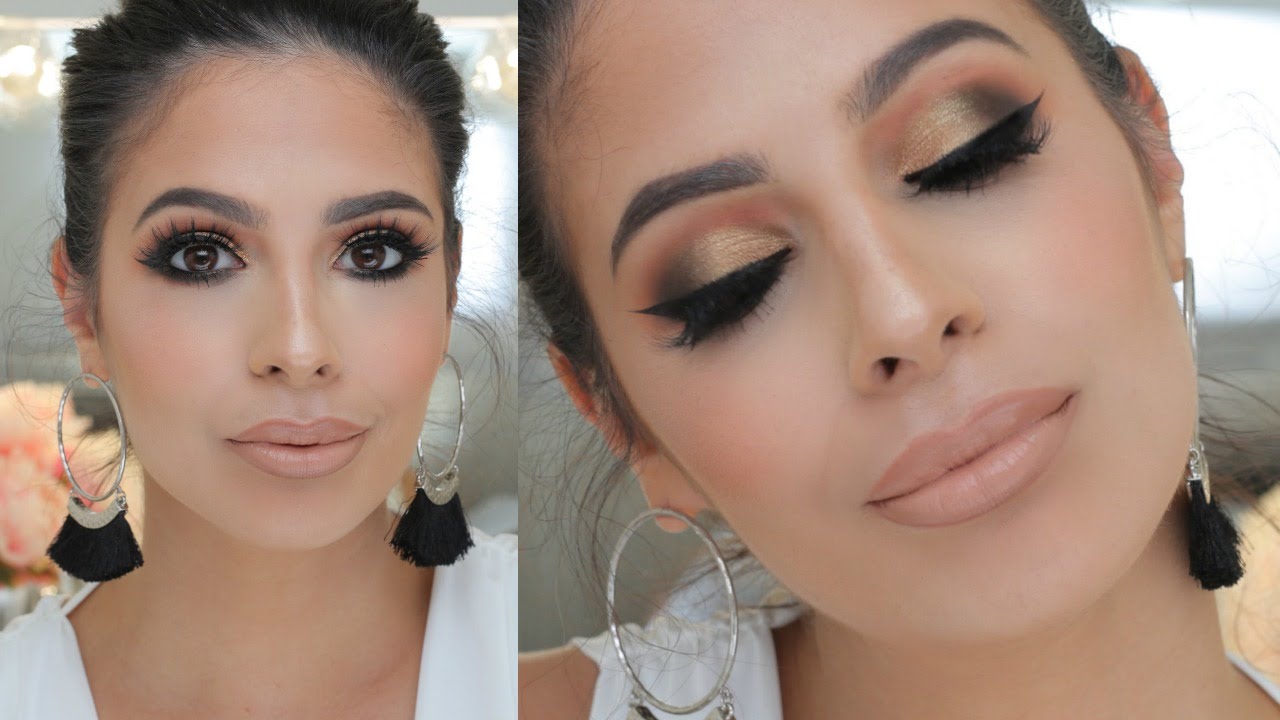 Glam Makeup Tutorial For OILY Skin YouTube