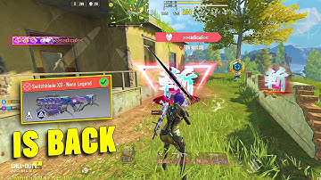 FAVORITE MYTHIC SMG SWITCHBLADE X9 is BACK 😍 in COD MOBILE