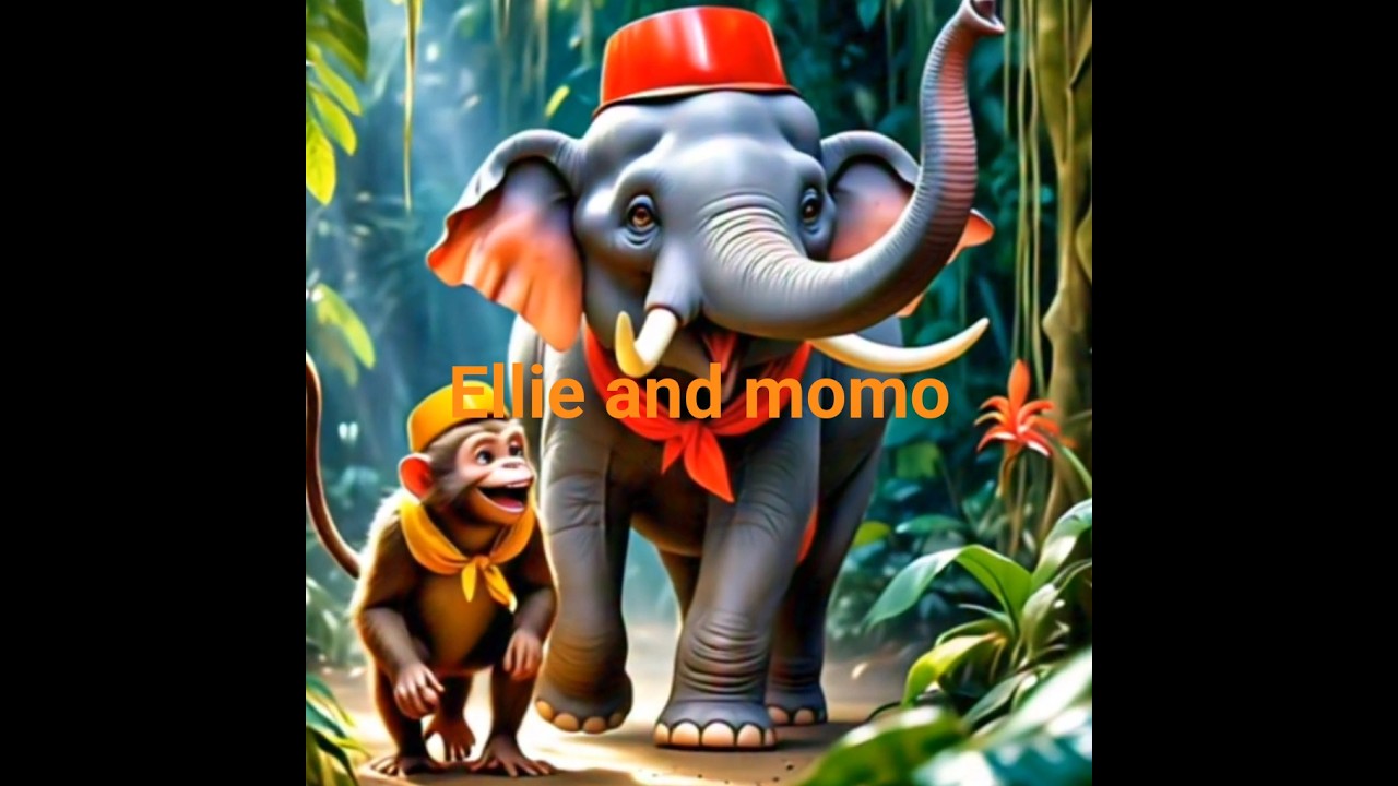Ellie the Elephant and momo the monkey 