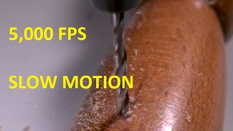 DRILLS AND GRINDERS - 5,000 FPS - Slow Motion - Chronos 1.4