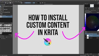 How to Install Krita Brushes & Custom Content