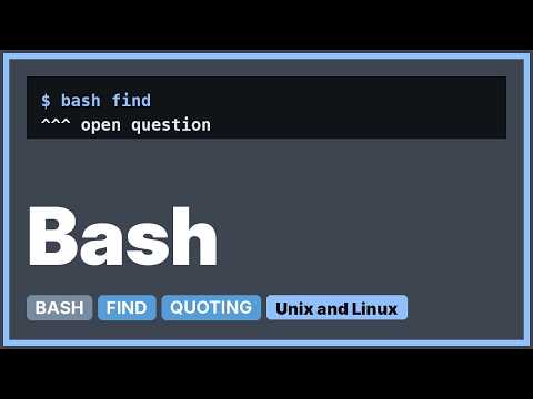 Unix & Linux: Syntax error in a bash script that calls find (4 Solutions!!)
