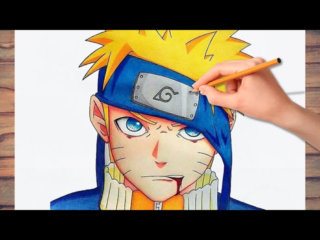 Speed Drawing Naruto Uzumaki [OBRA DE ARTE]  😍 Pensa num desenho phoda!  😏 Quantos compartilhamentos esta obra de arte merece? 😱 Speed Drawing  Naruto Uzumaki ➡ Se você gosta deste tipo