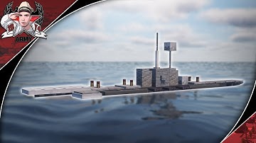 Minecraft: WW2 Type XXI U-Boat | Diesel-Electric Submarine Tutorial