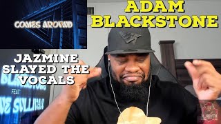 FIRE!! Adam Blackstone - 'Round Midnight (Official Lyric Video)(feat. Jazmine Sullivan) Reaction