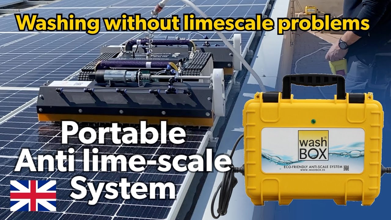 Portable anti lime-scale washBOX® in washing robot
