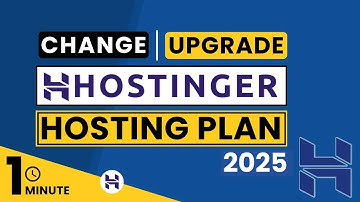 How To Change Hosting Plan In Hostinger 2025 | Hostinger Change Plan