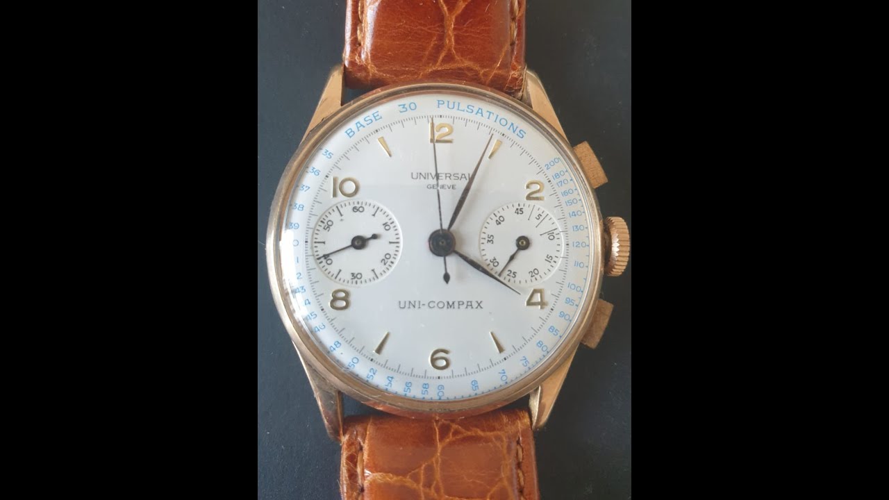 Universal Geneve 18 Krt Gold Base 30 Pulsation