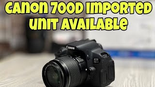 Canon 700D || used camera stock available || dslr wholesale market in Pakistan