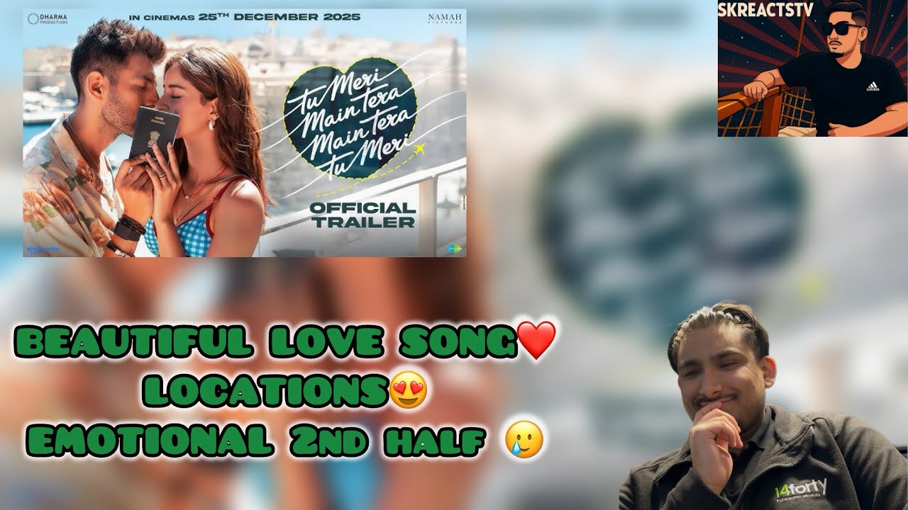 TU MERI MAIN TERA MAIN TERA TU MERI • Trailer Reaction • Karthik Aryan | Ananya Panday | 