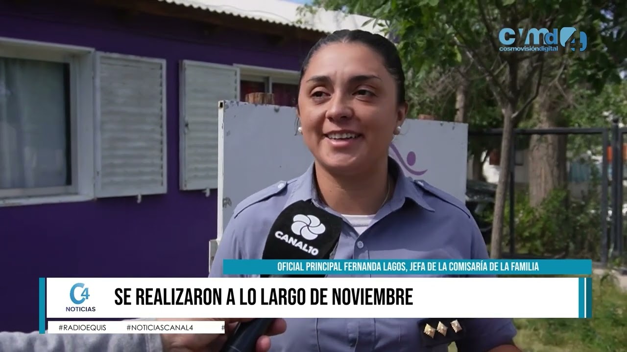 LA COMISARÍA DE LA FAMILIA Y LAS ACTIVIDADES POR EL 25N