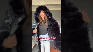 Manteau Dhiver Chaud En Fourrure Épaisse