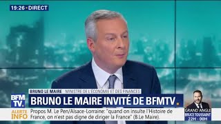 Bruno Le Maire est "favorable à la suppression totale de la taxe d'habitation"