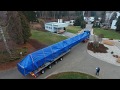 Transport of steel beams 28 meters - Heavy transport - Nadměrný náklad - Schwertransport  - part 3