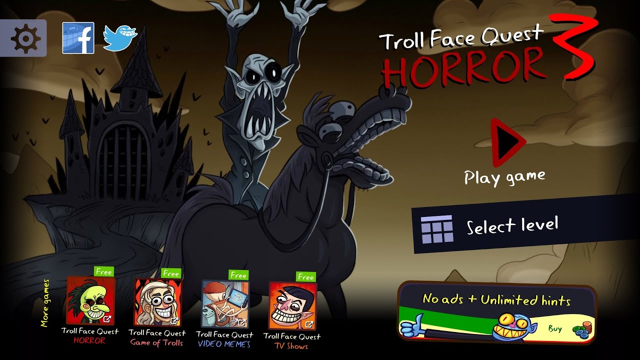 TrollFace Quest: Horror 3 - Online Game 🕹️