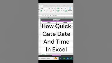 Excel: The Quick Date & Time Hack You Didn