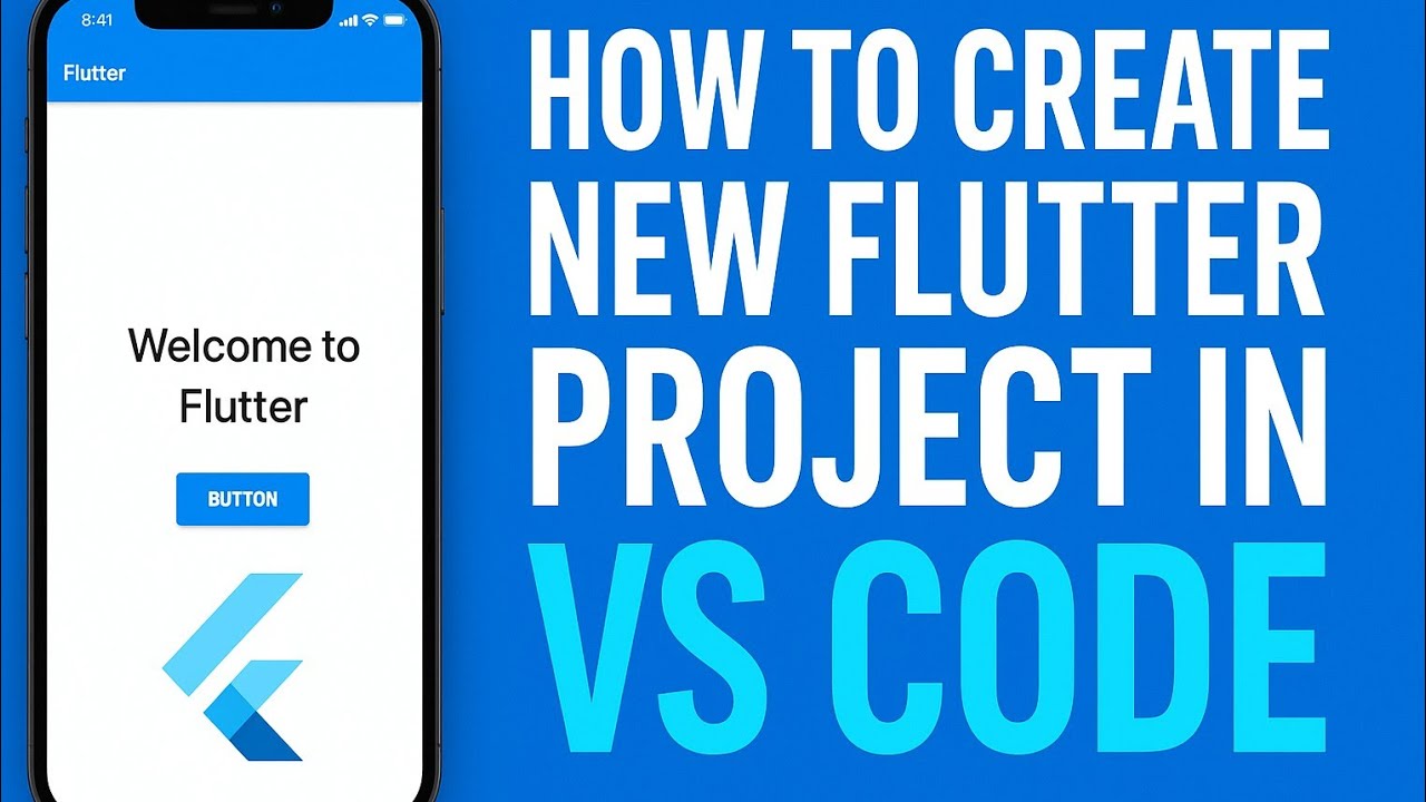 How to create new flutter project in VS Code | Visual Studio? Create ...