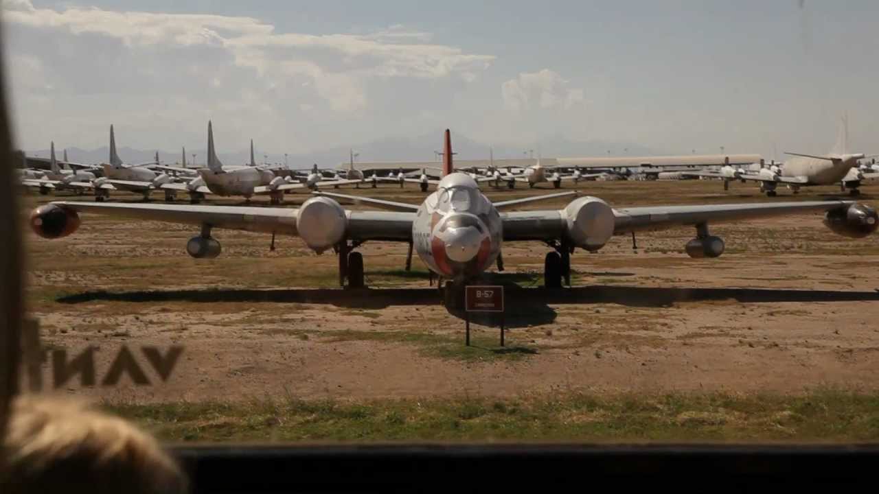 309th AMARG Aerospace Maintenance and Regeneration Center, The Boneyard, Tucson tour pt 1 1080HD